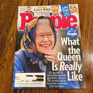 People Magazine February 2021 - The Queen - Lady Gaga - Larry King - Ricki Lake